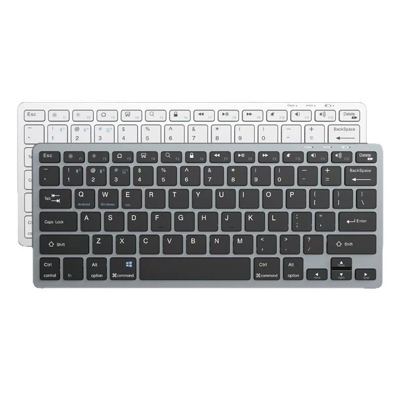 Popular silent rechargeable wireless keyboard and mouse set, Bluetooth ultra-thin office notebook keyboard and mouse set