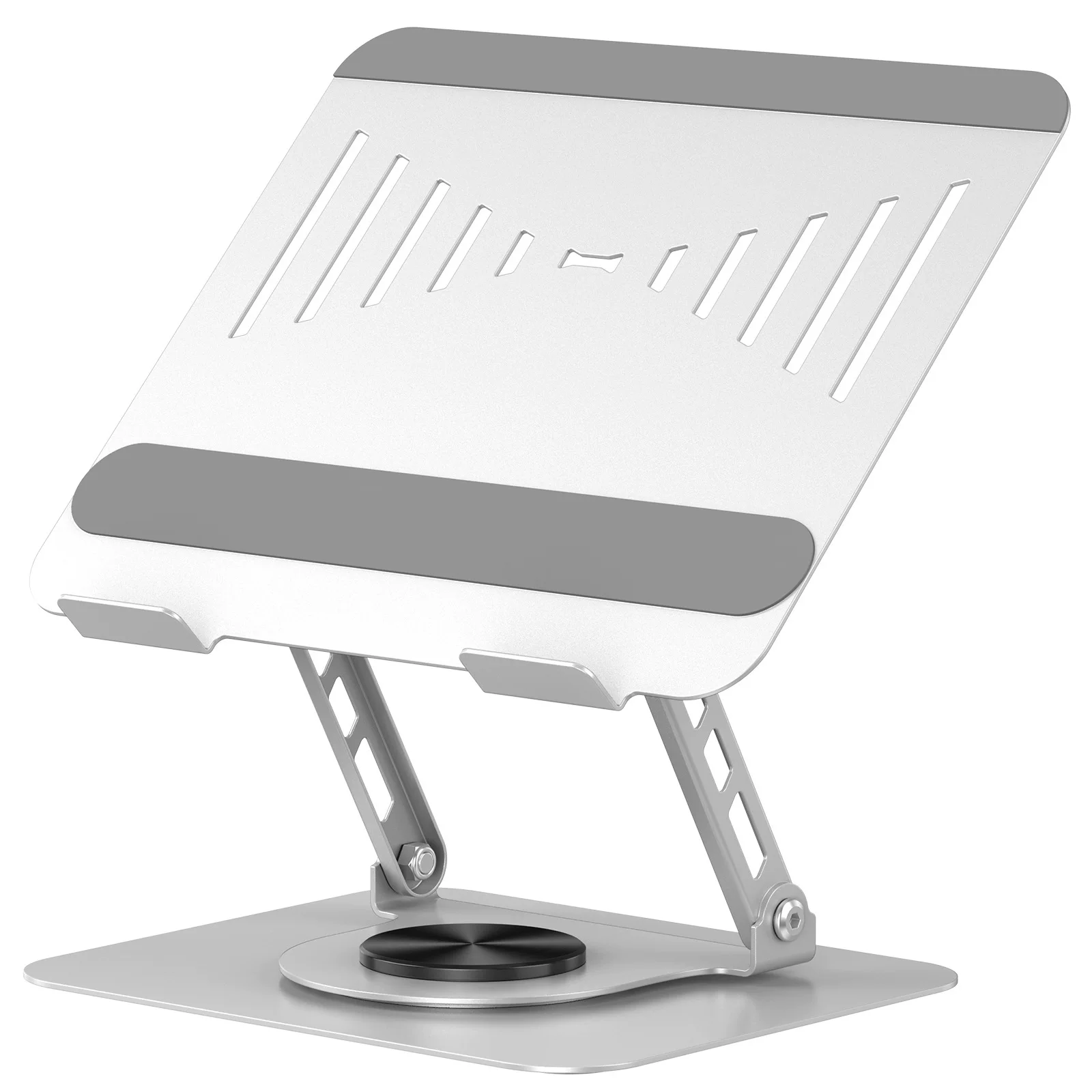 Laptop stand bracket with 360° rotation, desktop height increase, suspended vertical lifting, and cooling