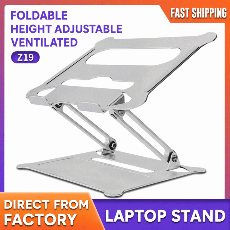 New aluminum alloy laptop stand, desktop foldable, elevating laptop cooling stand