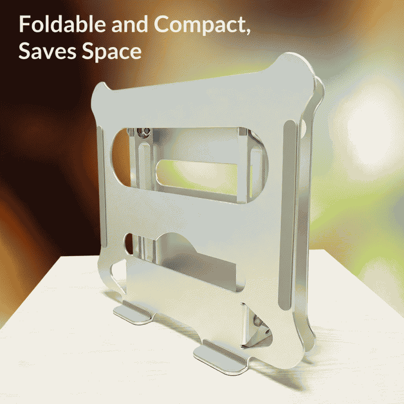 New aluminum alloy laptop stand, desktop foldable, elevating laptop cooling stand