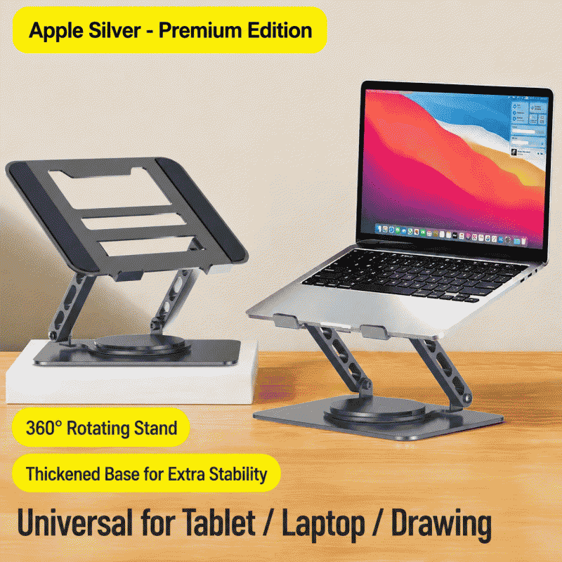 Laptop stand bracket, height-increasing heat dissipation frame, gaming laptop metal frame, 360-degree rotatable lifting frame