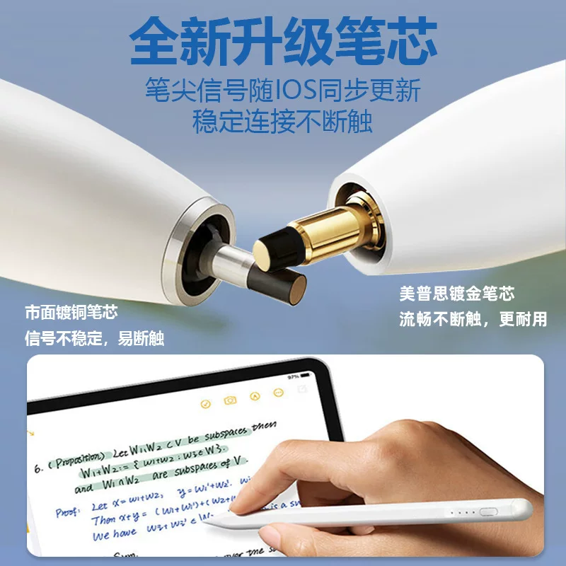 In-stock ipadpencil capacitive pen Magnetic apple stylus compatible with apple pencil touchscreen stylus