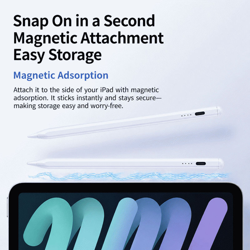 In-stock ipadpencil capacitive pen Magnetic apple stylus compatible with apple pencil touchscreen stylus