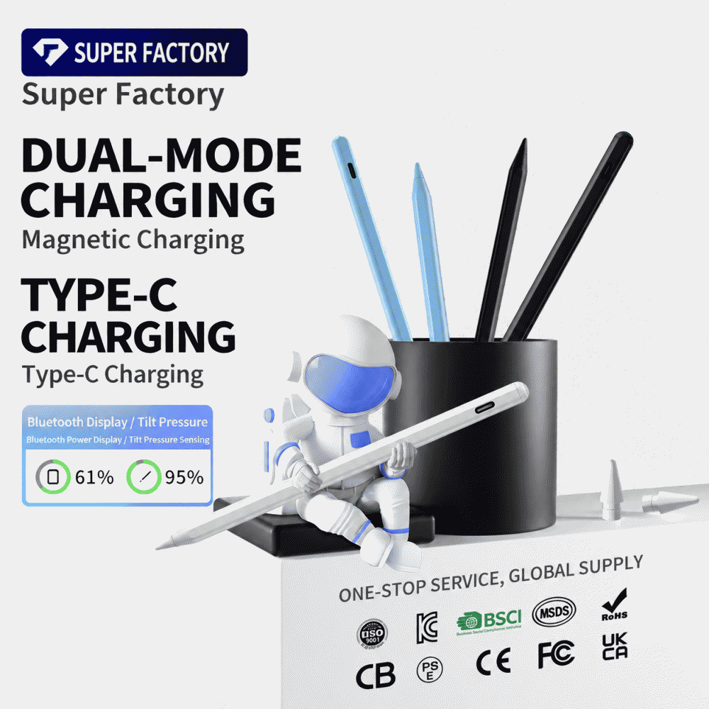 Compatible with the second-generation apple pencil capacitive pen, ipad Apple pen magnetic charging stylus, touchscreen stylus
