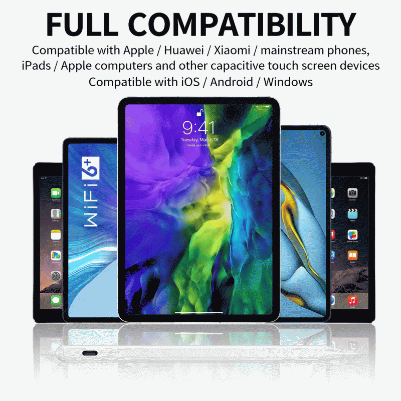 The universal active touch capacitive pen is suitable for Android phones, Apple tablets, and ipad capacitive pens