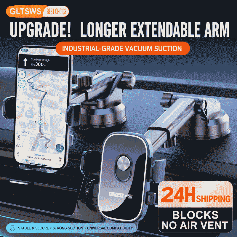 Shunwangshun car phone shooting bracket, multi-angle adjustment, telescopic suction cup type, portable photography bracket for cars
