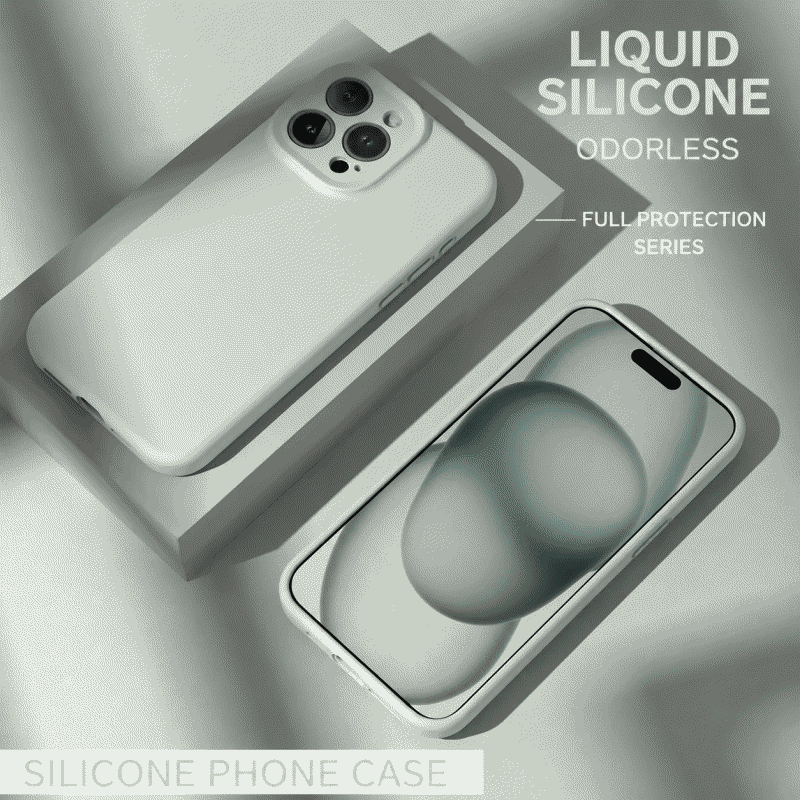 Apple 15 High-end liquid silicone phone case 16 Suitable for iPhone14Pro Max in INS style 13 Protective case