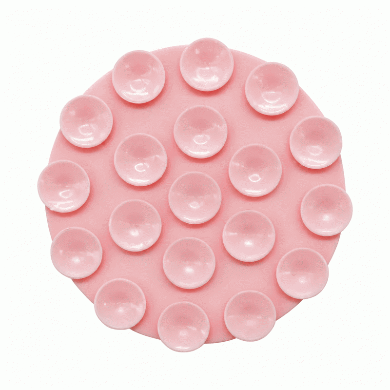 New silicone suction cup phone holder, dual-sided circular silicone suction cup holder for mobile phones