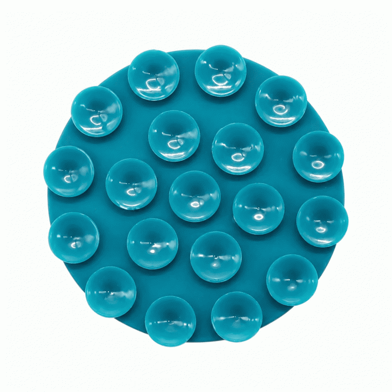 New silicone suction cup phone holder, dual-sided circular silicone suction cup holder for mobile phones