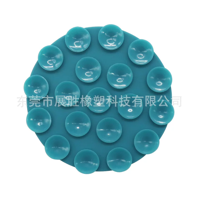 New silicone suction cup phone holder, dual-sided circular silicone suction cup holder for mobile phones