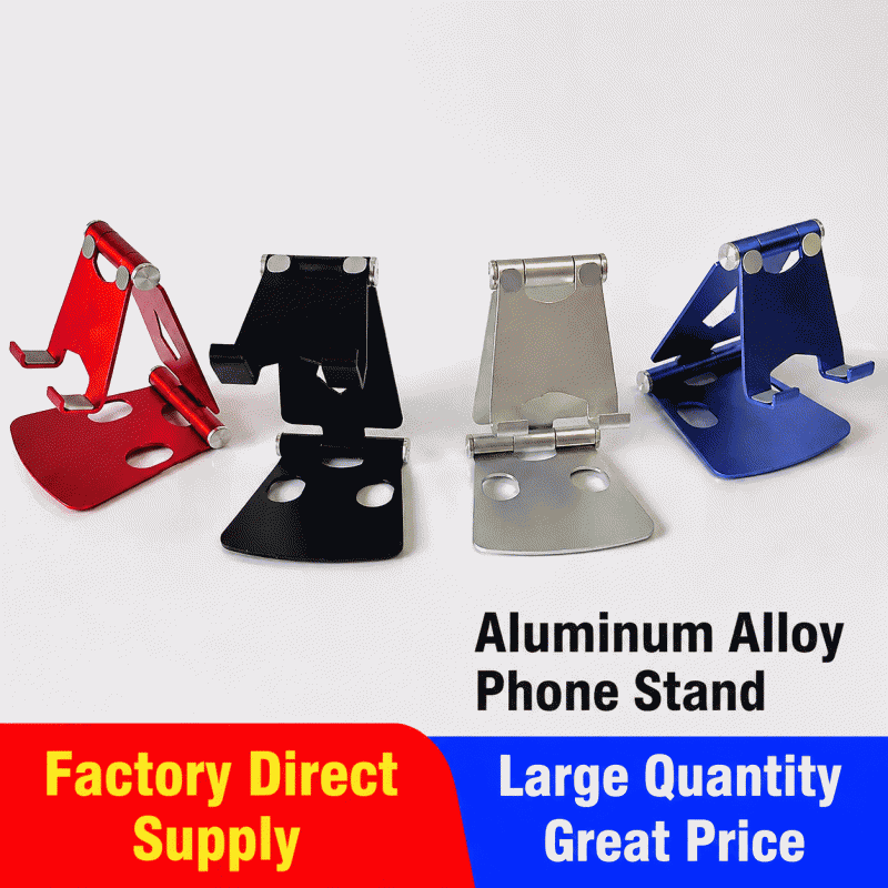 Mobile phone stand, desktop folding aluminum alloy stand, online class telescopic, Douyin live streaming, tablet computer lazy person stand