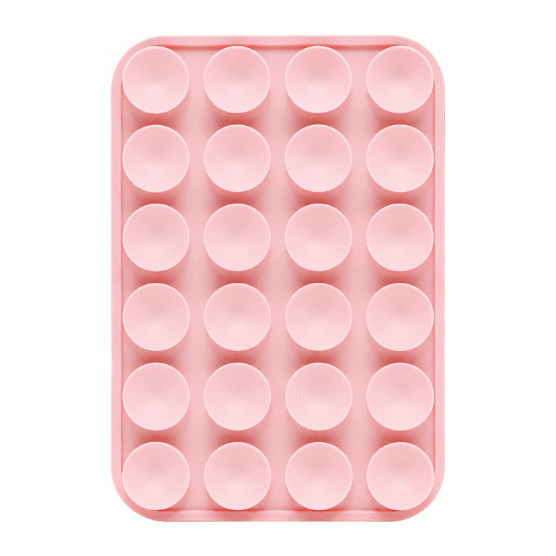 Magnetic silicone suction cup, adhesive silicone magnet phone holder, magnetic phone back suction cup holder
