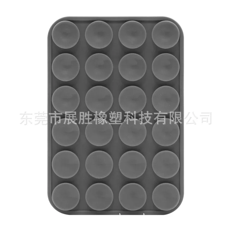 Magnetic silicone suction cup, adhesive silicone magnet phone holder, magnetic phone back suction cup holder