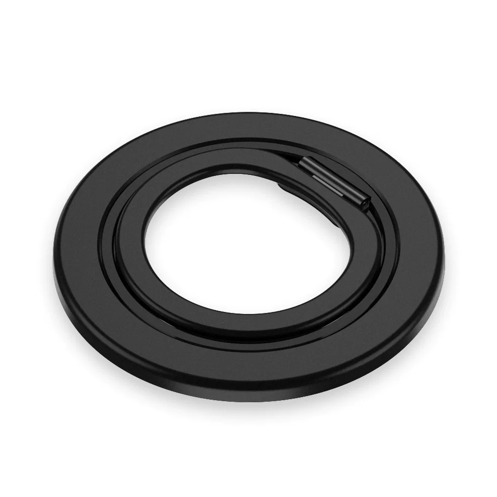 Magnetic 360-degree rotating phone holder with ring buckle, magsafe, folding metal desktop stand