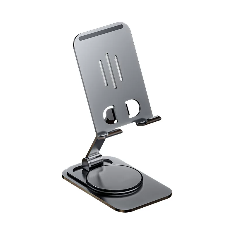 Aluminum alloy phone stand, desktop phone holder, lazy person's portable, foldable, full metal tablet support frame