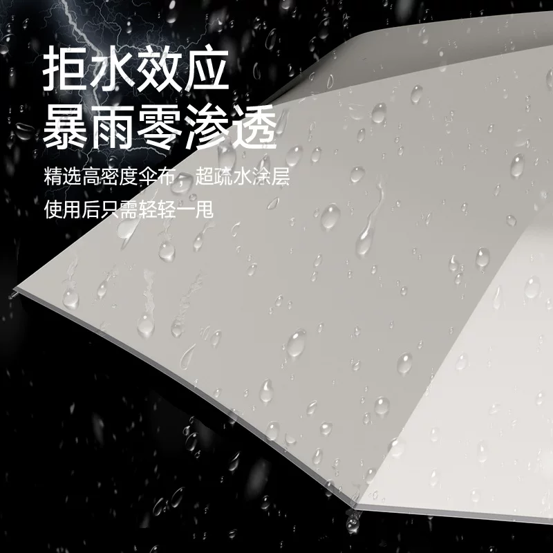 环扣手开折叠雨伞加厚加固男士便携晴雨两用女双人防风