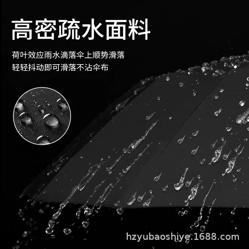 Fully automatic loop-buckle umbrella, suitable for both weather and sun protection, UV protection, folding umbrella, enlarged and reinforced umbrella, available in stock for customization