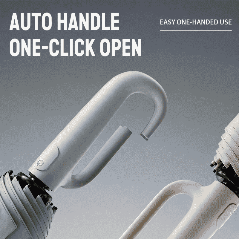 Fully automatic loop-buckle umbrella, suitable for both weather and sun protection, UV protection, folding umbrella, enlarged and reinforced umbrella, available in stock for customization
