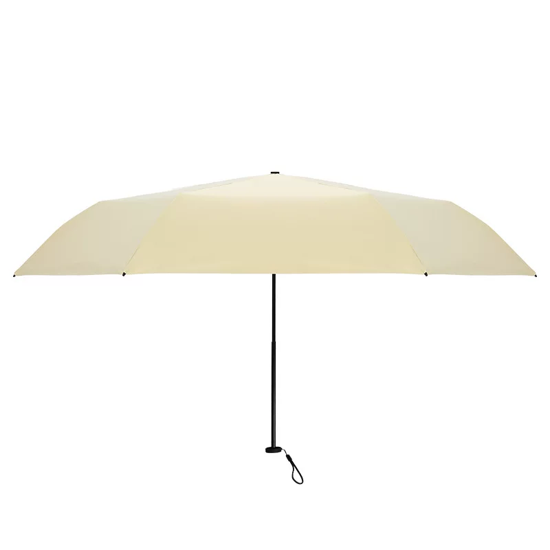 Portable, compact and ultra-light carbon fiber feather umbrella, manual and automatic rainproof lightweight sun umbrella, three-fold umbrella