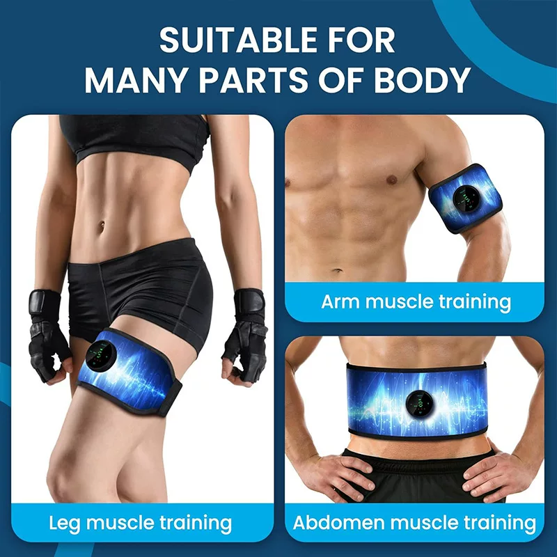 Slimming belt, EMS abdominal fitness device, muscle training stimulator, massage abdominal fitness patch, custom-made abdominal muscle patch