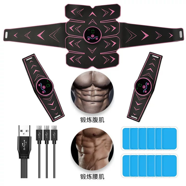 Abdominal trainer, abdominal training, abs patch, electrical stimulation, belly fat reduction, belly gadget