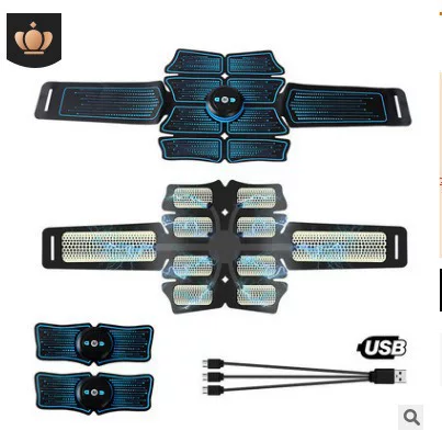 Popular abdominal fitness device, EMS belt, micro-electric muscle stimulator, massage fitness equipment, belly-toning device, belly beautifying device