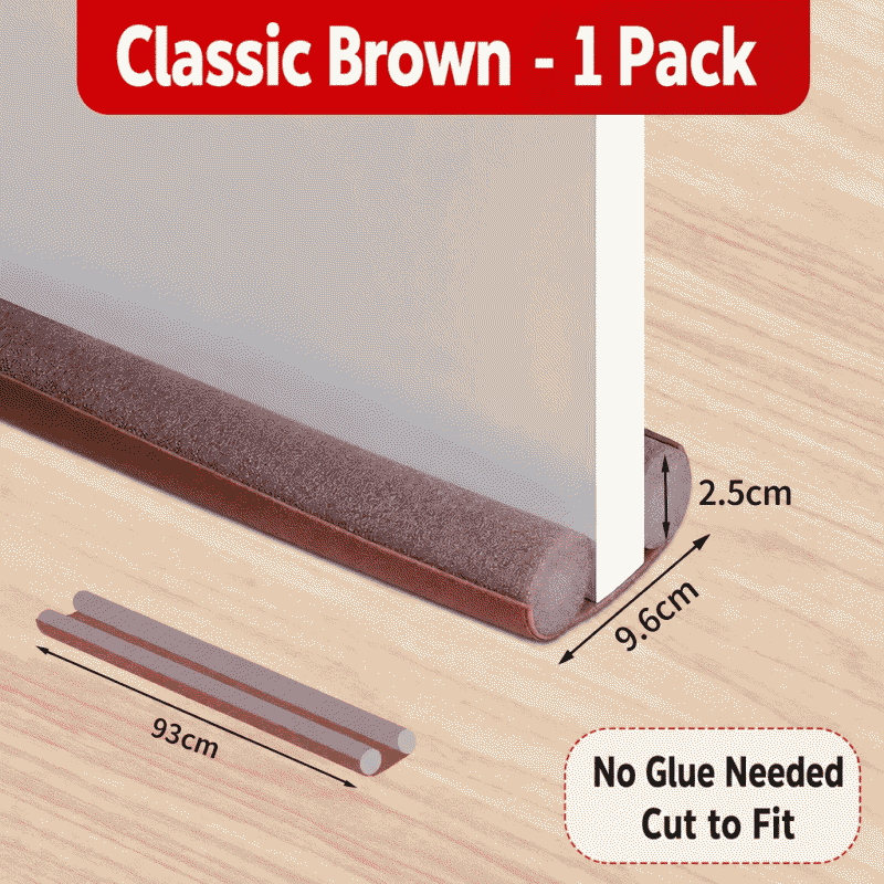 Door bottom sealing strip, door gap, bedroom windproof and soundproof strip, waterproof sticker, windproof strip, door sticker, room door gap, soundproofing miracle