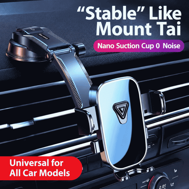 Car phone holder, car dashboard gravity navigation holder, car holder with rotating suction cup, phone charging support frame