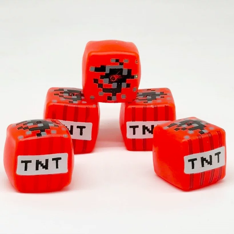 TNT方块解压捏捏方块儿童迷你益智DIY游戏周边解压