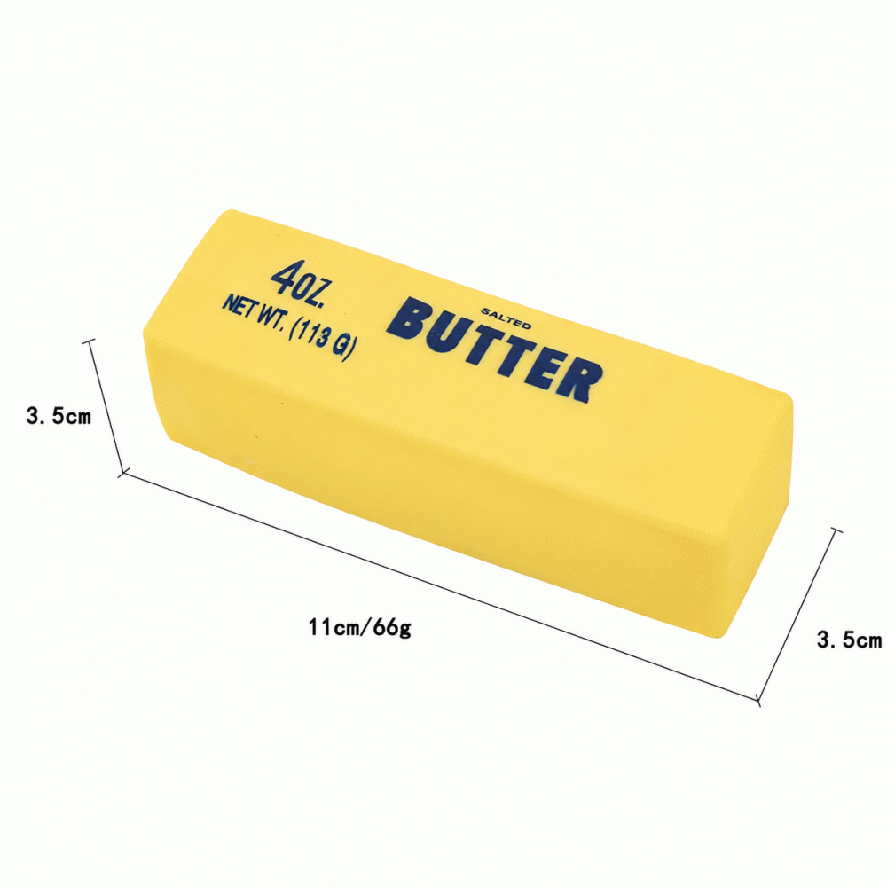 Simulation butter flour, pressure-relieving, squeezing and stretching custom injection-molded decompression toy