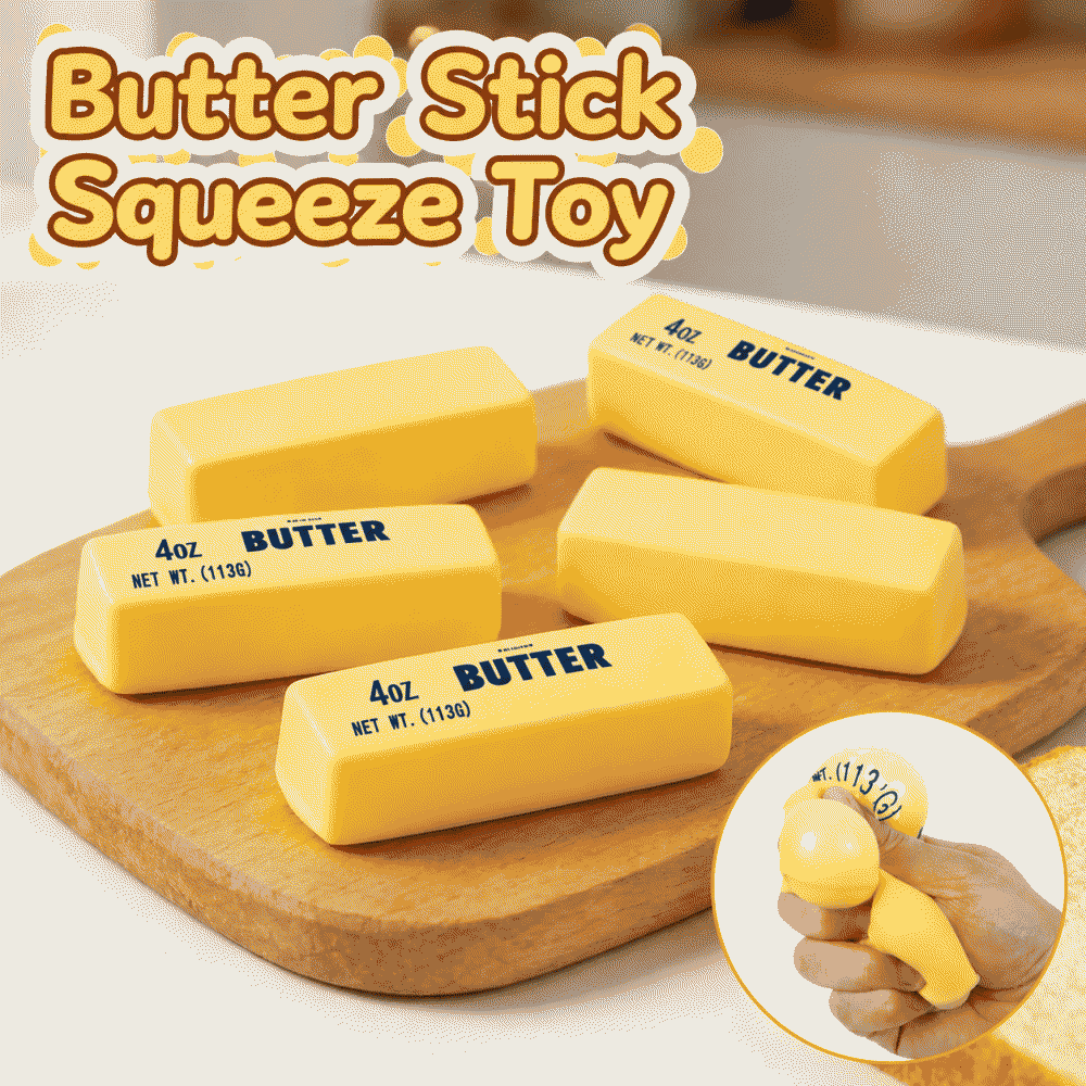 Simulation butter flour, pressure-relieving, squeezing and stretching custom injection-molded decompression toy