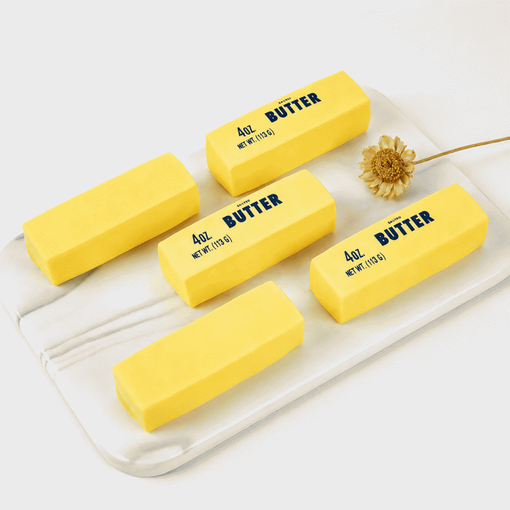 Simulation butter flour, pressure-relieving, squeezing and stretching custom injection-molded decompression toy