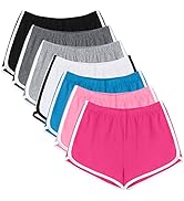 URATOT Cotton Sports Shorts Women Summer Breathable Pants Dolphin Workout Shorts for Yoga Cycling...